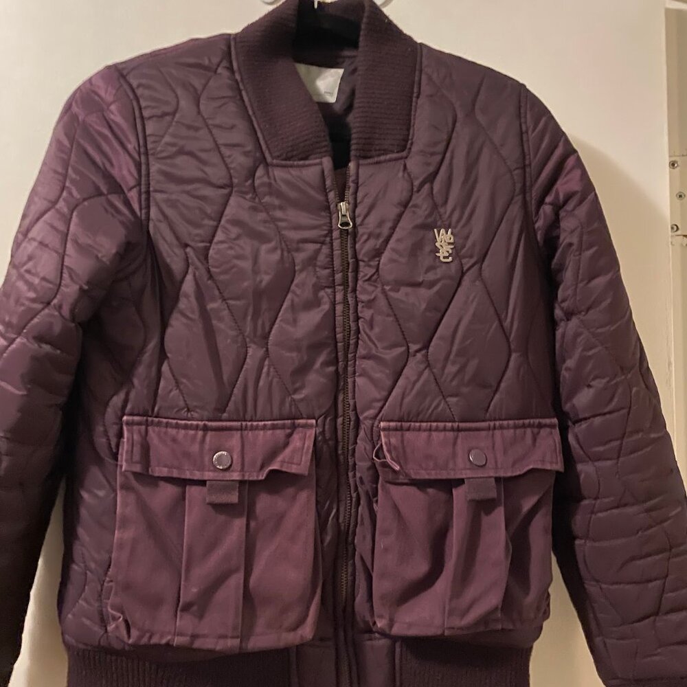 WESC Purple Bomber Jacket
